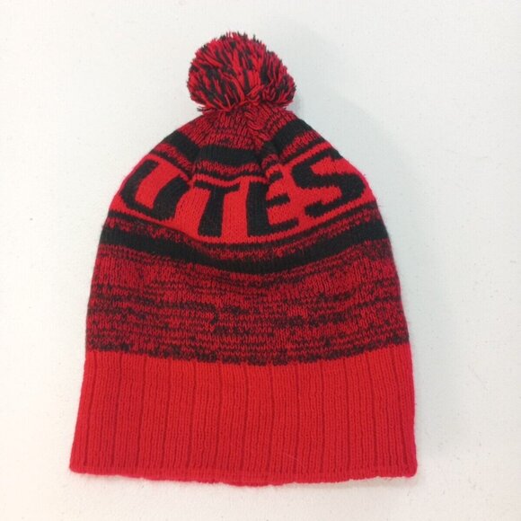 Captivating Headwear Cuff Beanie Hat Red University of Utah One Size - Picture 9 of 12